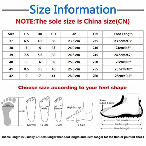 Leisure Women's Four Seasons Solid Color Non Slip Square Heels Round Toe Breathable Hook Loop Sandals Shoes Women Dress Casual Shoes Black