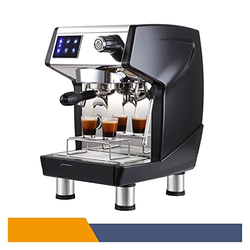 XBROOM Pump Type Commercial Single Head Semi-Automatic Coffee Machine 1.7L Tank With Hot Water Boiler Electric Espresso Maker (Color : C)