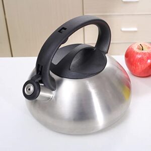 MOUSKE Whistling Tea Water Kettle - 3L Boiling Water Kettle - Whistling Kettle with Handle for Home, Office or Camping Trips