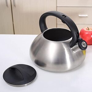 MOUSKE Whistling Tea Water Kettle - 3L Boiling Water Kettle - Whistling Kettle with Handle for Home, Office or Camping Trips