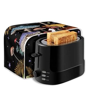 Baxinh Mushroom Moon Toaster Cover Kitchen Small Appliance Dust Covers, Star 4 Slice Bread Toaster Accessories Covers, Kitchen Microwave Oven Dust Cover Protector