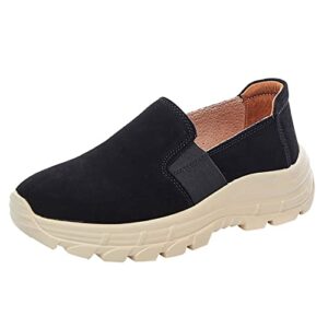 Wild Driving Shoes Best Show Women Cut Outs Comfortable Casual Shoes Womens Wide Shoes Casual Black