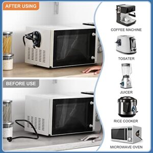 Upgraded Cord Organizer for Kitchen Appliances, 6 Pcs Cord Wrappers Stick On Kitchen Small Appliances, Kitchen Gadgets for Mixer, Air Fryer, Coffee Maker, Instant Pot and Toaster.