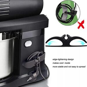 SisBroo Cord Organizer for Appliances, 4PCS Kitchen Appliance Cord Winder Cable Organizer, Cord Holder Cord Wrapper for Appliances Stick on Pressure Cooker, Mixer, Blender, Coffee Maker, Air Fryer
