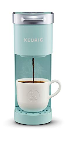 Keurig K-Mini Coffee Maker, Single Serve K-Cup Pod Coffee Brewer, 6 to 12 oz. Brew Sizes, Oasis