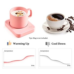 VOBAGA Coffee Mug Warmer, Electric Coffee Warmer for Desk with Auto Shut Off, 3 Temperature Setting Smart Cup Warmer for Heating Coffee, Beverage, Milk, Tea and Hot Chocolate (No Cup)