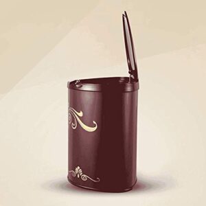 WENLII Autom for Living Room Bedroom Fashion Business Trash Can, Powered by Batteries (not Included)