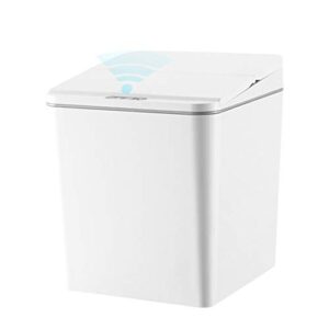 wenlii 4l/6l touch-free trash cans usb rechargeable smart trash bin motion sensor automatic garbage can waste bins (color : d, size : 6l)