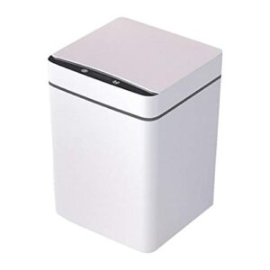 wenlii 12l smart trash can automatic induction infrared motion sensor dustbin home kitchen bathroom waste garbage bin white