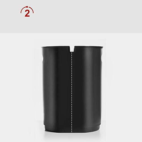 WENLII 10L Pressing Type Round Plastic Trash Can Double-Layer Multi-Purpose Bathroom/Bedroom Trash Can Nordic Household Cleaning Tool (Color : D)