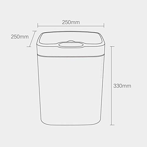 WENLII Smart Trash Can Automatic Induction Classification Recycling Trash Bin in The Kitchen Living Room Toilet Garbage Can