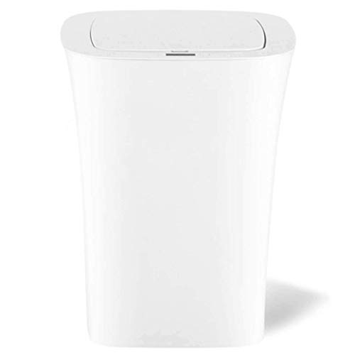 CXDTBH Waterproof Smart Trash Can Household Induction Trash Can with Lid 10L Plastic Automatic Trash Can for Bedroom Kitchen Bathroom Trash Can for Bedroom