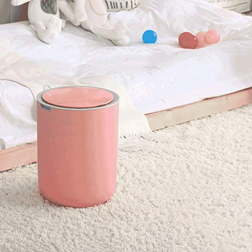 CXDTBH Smart Trash Can Waterproof Household Trash Can for Living Room Kitchen Bathroom 8L Cute Bedroom Automatic Trash Can (Color : D)