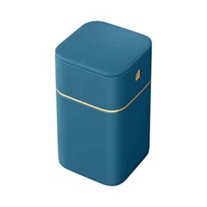cxdtbh trash can nordic style seal press for kitchen bathroom office storage bucket dustbins accessories with lid garbage (color : e, size : 22.5 * 22.5 * 33cm)