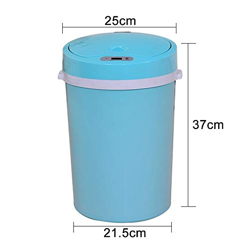 WENLII 16L Automatic Induction Trash Can Touchless Smart Motion Sensor Rubbish Waste Bin Waste Garbage Bin