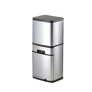 n/a recycling kitchen trash can double dry wet separation rubbish bin bathroom storage drawers