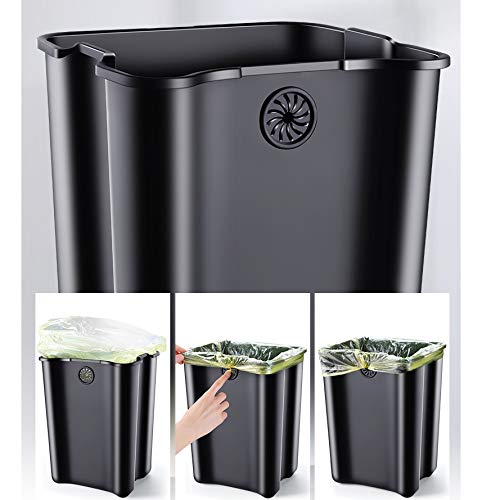 WENLII Stainless Steel Big Kitchen Bathroom Trash Can Recycle Storage Waste Bin Bedroom Trash Can Garbage Bin