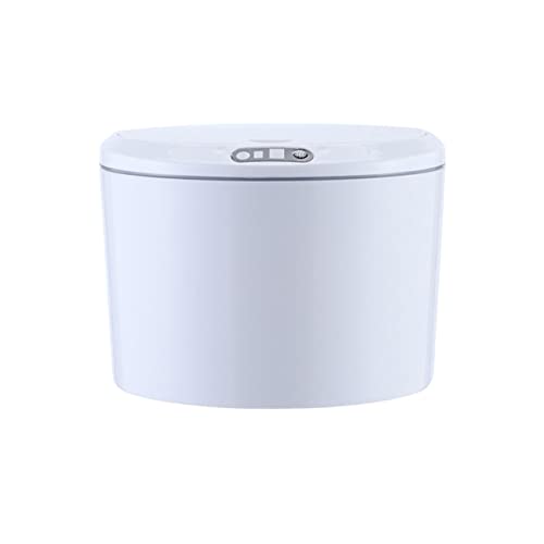 Trash Can 3L Mini Desktop Garbage Bin Trash Can Kitchen Bathroom Wastebasket Automatic Sensor Waste Bin Smart Small Wastebasket Trash Can Wastebasket