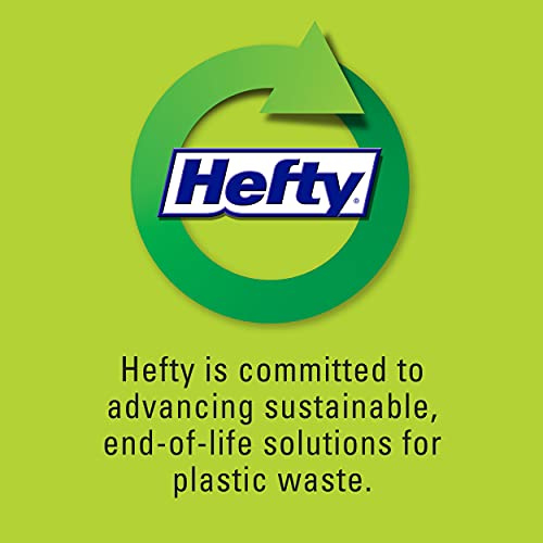 Hefty Ultra Strong Tall Kitchen Trash Bags, 13 Gallon Citrus Twist Scent, 80 Count (Pack of 1), White