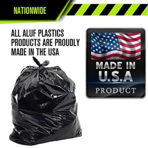 55 Gallon Trash Bags Heavy Duty - (Huge 50 Pack) - 2.0 MIL Thick (equiv) - 38" x 58" - Garbage Bags for Toter, Contractors, Lawn, Leaf, Yard Waste, Commercial, Kitchen, Industrial, Construction
