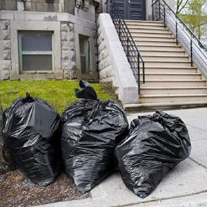 Tasker 55 Gallon Trash Bags, (Huge 50 Bags w/Ties) Extra Large Trash Bags 55 Gallon, Lawn and Leaf Bags, Extra Large Trash Can Liners, 60 Gallon Trash Bags, 50 Gallon Trash Bags, 55 Gal Trash Bags.