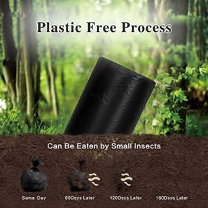 Toplive Trash Bag ,13 Gallon 45 Count Garbage Bag Biodegradable Compostable 2 Mil Thickness Recycling Unscented Trash Bags Wastebasket Bin Liners for Home Bathroom Bedroom Kitchen Trash Can(3 Rolls)