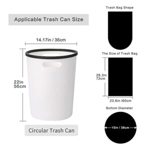 Toplive Trash Bag ,13 Gallon 45 Count Garbage Bag Biodegradable Compostable 2 Mil Thickness Recycling Unscented Trash Bags Wastebasket Bin Liners for Home Bathroom Bedroom Kitchen Trash Can(3 Rolls)
