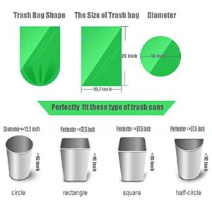 Biodegradable Trash Bags 4 - 6 Gallon, 100 Counts, Extra Thick Small Trash Bag Recycling Garbage Bags For Kitchen Bathroom Yard Office Wastebasket Car