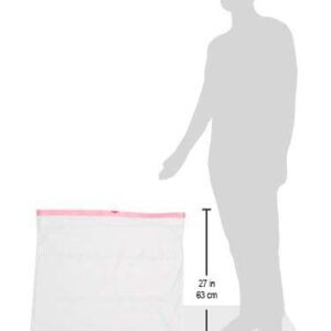 Amazon Basics 13-Gallon Tall Kitchen Trash Bag with Draw String, 0.9 mil, White, 300-Count