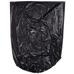 AmazonCommercial 40-45 Gallon Trash Bags 38" x 46" - 1.5 MIL Black Commercial Garbage Bags, Compatible with Rubbermaid Brute - 100 Count