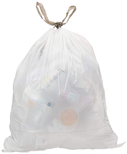 AmazonCommercial 18 Gallon Trash Compactor Bags /w Drawstrings - 2 MIL - 50 Count