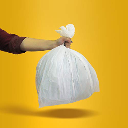 AmazonCommercial 18 Gallon Trash Compactor Bags /w Drawstrings - 2 MIL - 50 Count