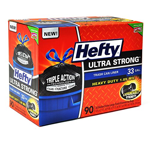 Hefty Ultra Stong 33 Gallon Trash Bags (90 ct.) - Trash Bags