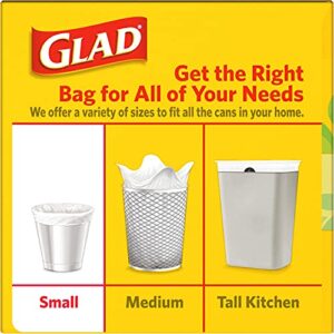 GLAD Small Trash Bags - 4 Gallon Trash Bag for Waste Basket, Gain Original Scent with Febreze Freshness- 26 Count (Pack of 6)