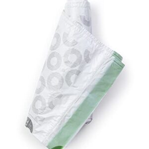 Brabantia PerfectFit Trash Bags (Size G/6-8 Gal) Thick Plastic Trash Can Liners with Drawstring Handles (120 Bags)