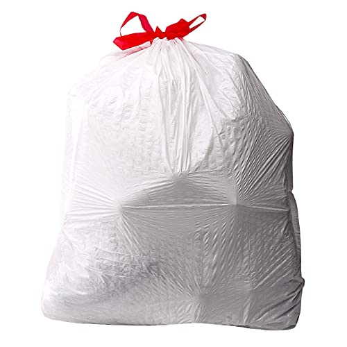 Amazon Basics Flextra Tall Kitchen Drawstring Trash Bags, Fresh Scent, 13 Gallon, 50 Count