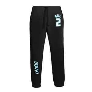 basketball star hornets lamelo_ball-#2 gost man’s pants slacks single side print personalized fashion slacks