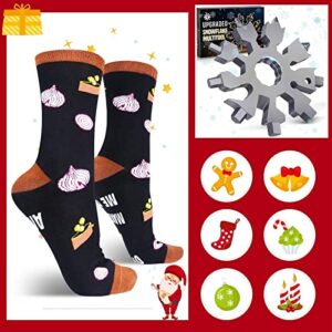 Funny Gaming Socks and Snowflake 20-in-1 Multi Tools - Stocking Stuffers Gifts for Men Women Teenage