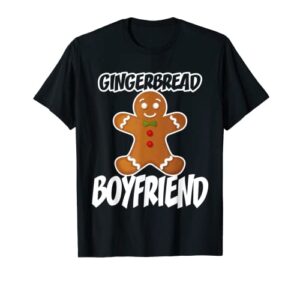 mens gingerbread boyfriend christmas stocking stuffer t-shirt