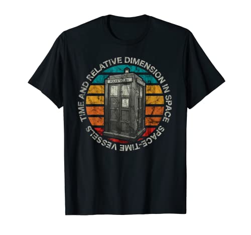 Retro Time And Relative Dimension In Space Vintage T-Shirt