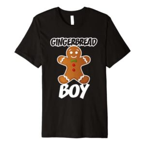 Gingerbread Boy Christmas Stocking Stuffer Premium T-Shirt