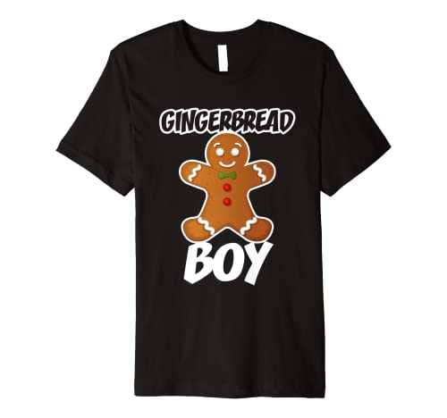 Gingerbread Boy Christmas Stocking Stuffer Premium T-Shirt