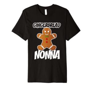 gingerbread nonna christmas stocking stuffer premium t-shirt