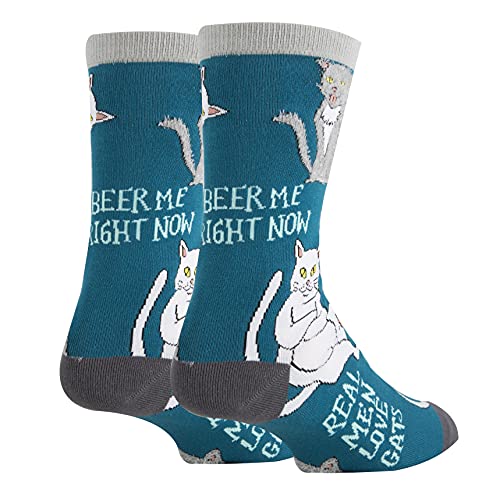 Oooh Yeah! Socks, Mens Cotton Crew Sock