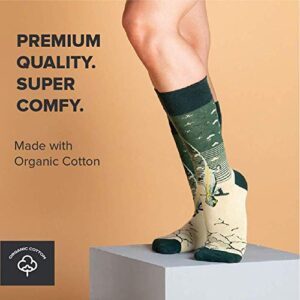 Cicada Dress Socks – 3-Pair Organic Cotton Socks for Men and Women