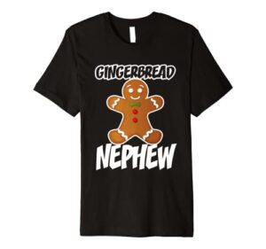 gingerbread nephew christmas stocking stuffer premium t-shirt