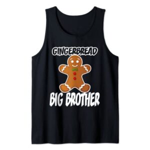 Gingerbread Big Brother Christmas Stocking Stuffer Tank Top