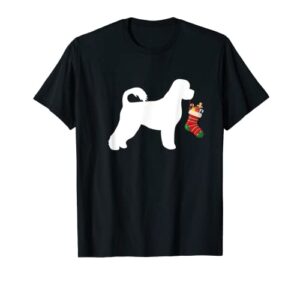 portuguese water dog christmas stocking stuffer dog t-shirt