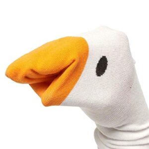 totgo fashion goose socks funny socks women and men ugly fun animal calf socks unisex socks gift for him her