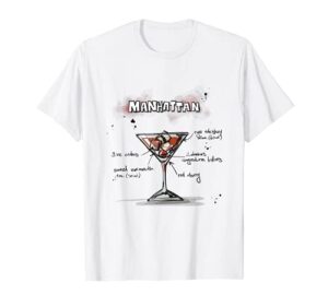 manhattan drink t-shirt